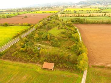 vue aérienne d'un ilot nature